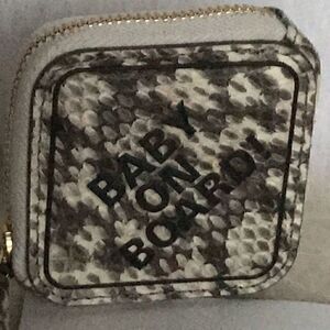 ANYA HINDMARCH London leather key chain bag